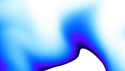 Blue minimal wavy lines abstract futuristic tech background. Overlay blue gradient PNG digital banner design concept illustration © kastanka