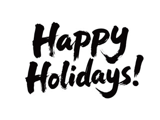 Happy Holidays! Handwriting  © 炳伟 梁