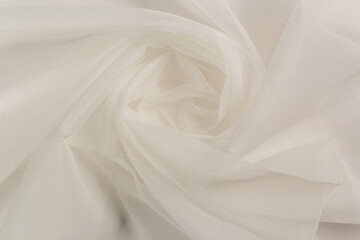 Obraz premium Fabric for curtains nylon chiffon texture background abstraction