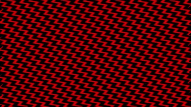 A video showcasing a vibrant red and black checkered pattern moving in a dynamic video animation. Abstrack background