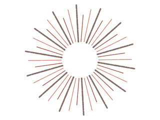 Obraz premium Sun burst stars sign art design ilustration cartoon 