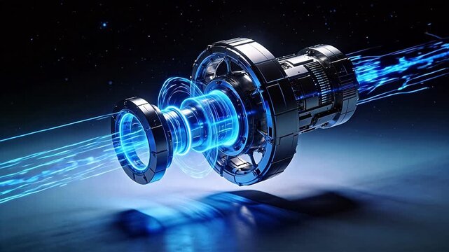 Futuristic propulsion device in space