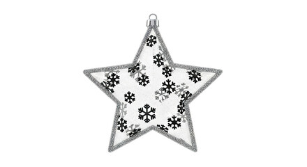 Star Ornament with Snowflakes
