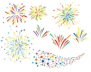 불꽃놀이 일러스트