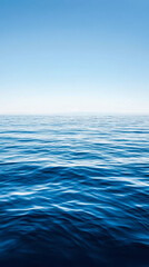 Obraz premium Vertical Blue Ocean Surface
