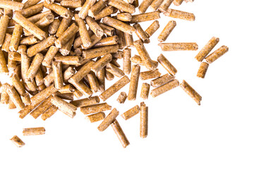 Holz Pellets nahaufnahme freigestellt png