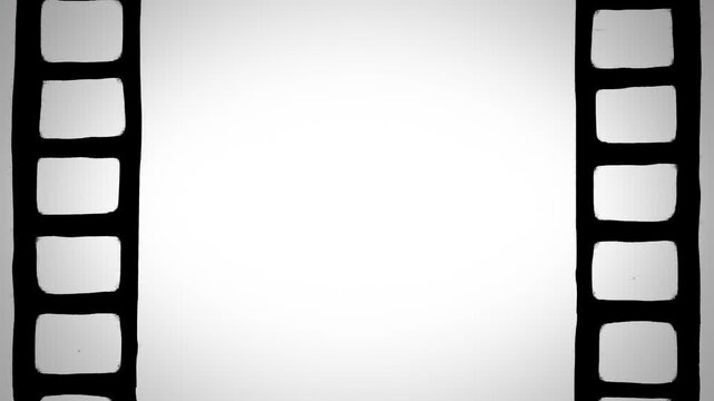 手書きネガ・ドローイングアニメーション (4K)　1 