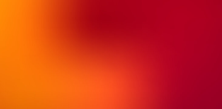 Bright orange to red gradient background with smooth soft light blur