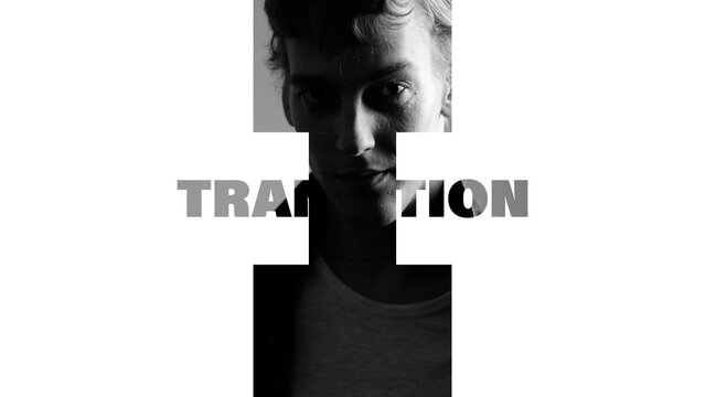 Transition with Text Animation Template