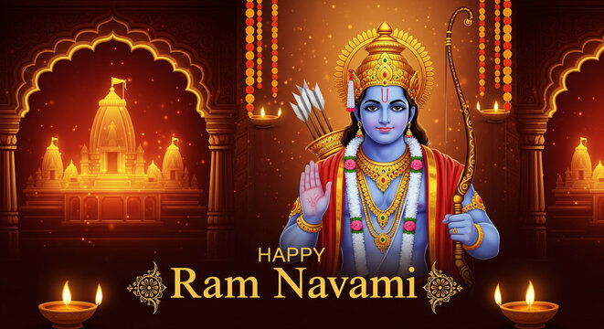 Happy Ram Navami - Celebration of Lord Rama