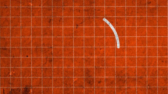 dark brown vintage aged old grunge concrete masonry surface texture with shaking grid and circling loading line loop in stop motion background animation