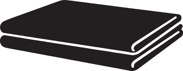 Hunting Tarp Folded Black Silhouette Icon