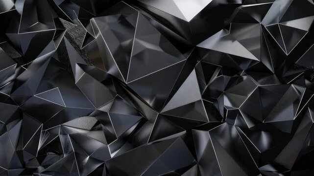 A captivating of a kaleidoscopic pattern with crystal-like structures.