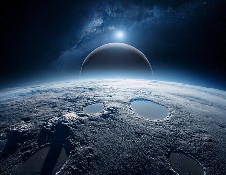 shot of mercury taken from open space