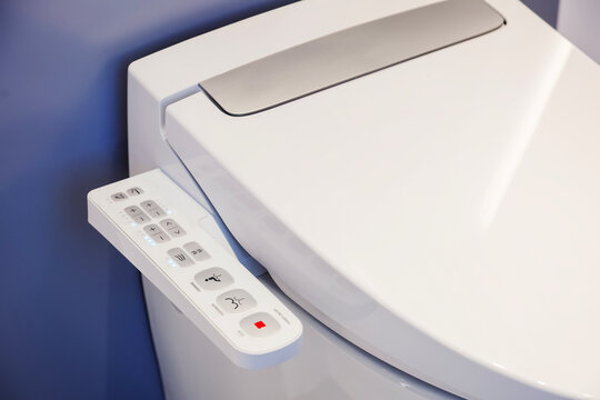Control panel of a smart toilet