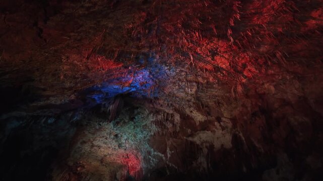 Explore the Prometheus Cave in Georgia near Kutaisi with stunning formations and colors