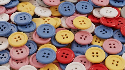 Obraz premium Assorted colorful buttons
