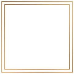 Obraz premium Empty gold-framed square (2)