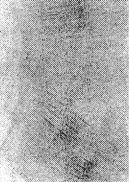 Large vector halftone dry ink texture with a transparent background