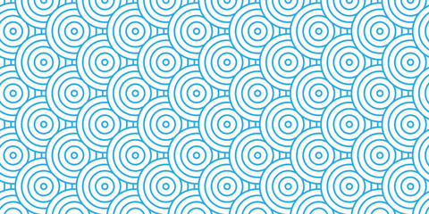 Fototapeta premium Vector paper minimal overlapping blue repeating overlap fabric floral ornament fashion. abstract diamond pattern creative textile design. seamless geometric tiles background.