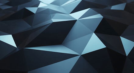 Modern dark geometric pattern with triangular shapes and gradient effects