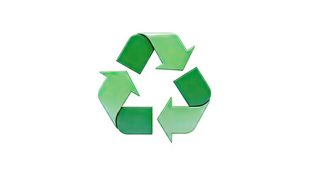 Obraz premium Green Recycling Symbol