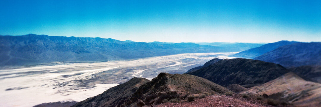 Panoramic view of Dantes View, Death Valley, California, United States