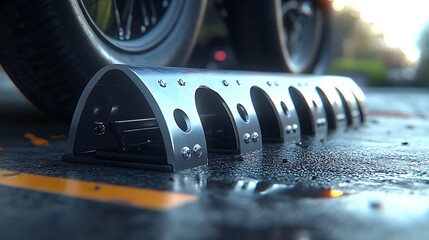 Traffic Control Spike Strip.