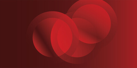 Red abstract background. Dynamic shapes composition vector. Eps10