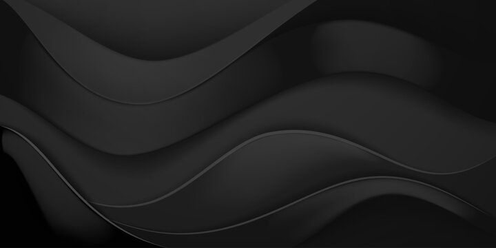 Smooth, dark, and wavy abstract background with subtle gradient effects and flowing curves.