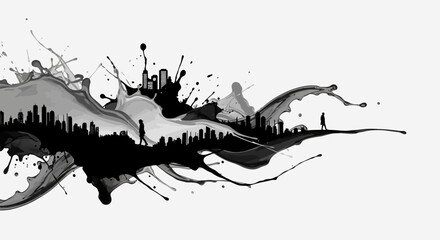 Obraz premium vector illustration of an abstract background