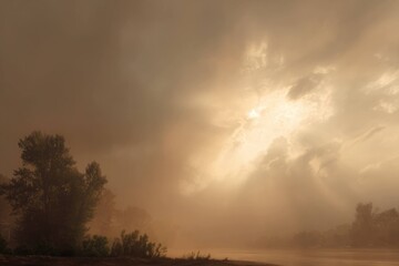 Obraz premium Thermal Glow Breakthrough