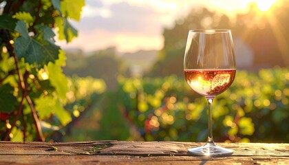 ワイングラスのお洒落なイメージ画像