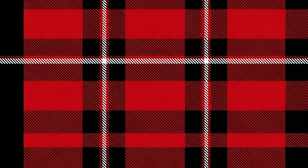 Red black white plaid pattern seamless textile texture