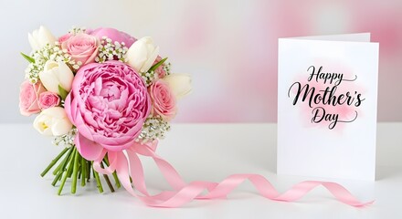 Coffee Mug Floral Mother&rsquo;s Day Minimal Scene