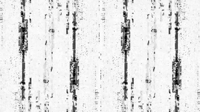 digital grunge noise glitch pixelation motion texture isolated on white background