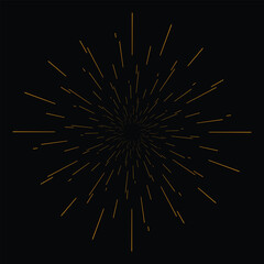 Digital starburst animation frame background