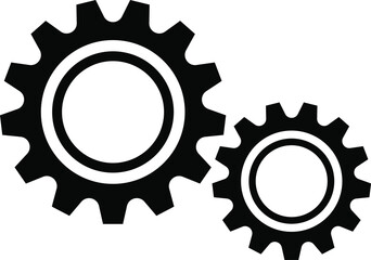 gear icon vector illustration
