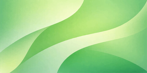 Dynamic abstract green background featuring fluid waves and light motion curves in a futuristic vector art style with soft texture patterns for a nature inspired wallpaper designDynamic abstract green © hossain