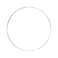 Circle Ink brush stroke