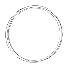 Circle Ink brush stroke