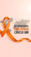 Obraz premium International Childhood Cancer Day awareness