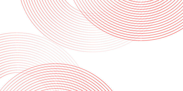 A collection of concentric red circles. eps 10 illustration.