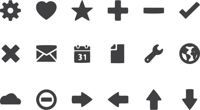 Thousands of free Vector icons and Icon Web fonts for Interfaces and Responsive web design