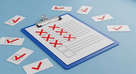 Evaluating options and making informed decisions with checklists and surveys