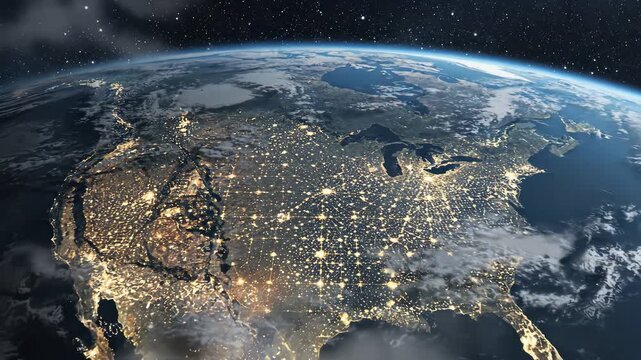 Visualizing Earth at Night Global City Lights View From Space