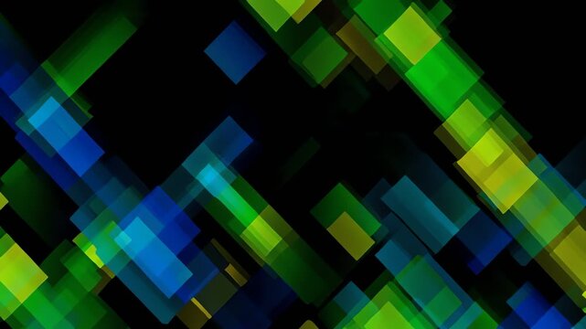 Colorful Pixelated Background with Squares.