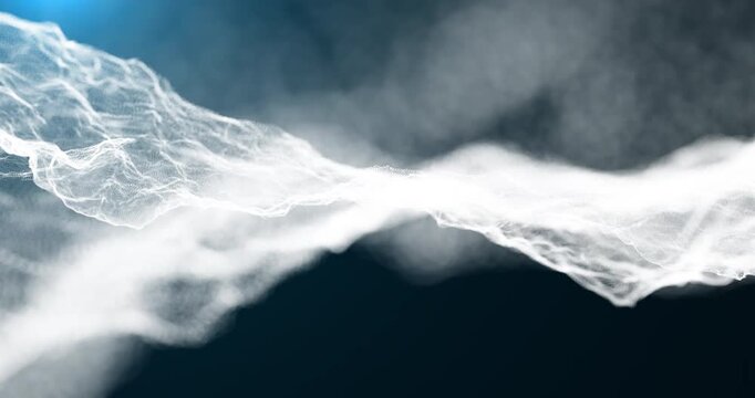 Abstract waves are woven into a bizarre pattern, creating a sense of movement and weightlessness, taking the viewer into a world of ephemeral shapes and rhythms.