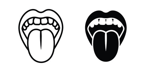 Tongue vector illustration