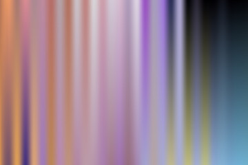 Obraz premium Illustration of vibrant multicolored gradient with vertical stripes transitioning from orange to purple and blue hues isolated on white background